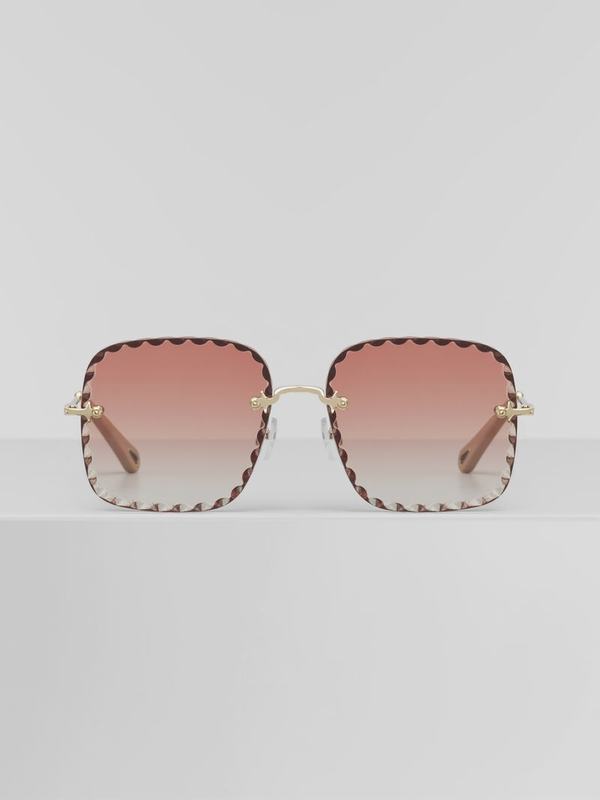 Chloé Gafas de sol Mujer Rosie Doradas 100% Uva XZOD25760